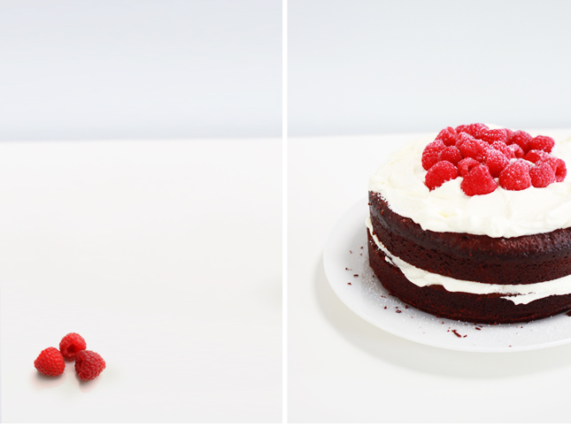 Eats | Chocolate Mud cake w/ berries and cream | www.highwallsblog.com