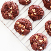 RECIPE | Dark Chocolate & Peanut Butter Cookies