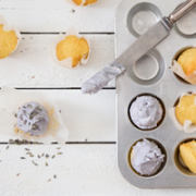 Recipe | Lavender Coconut Mini Cupcakes