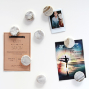 DIY | Faux Marble Magnets