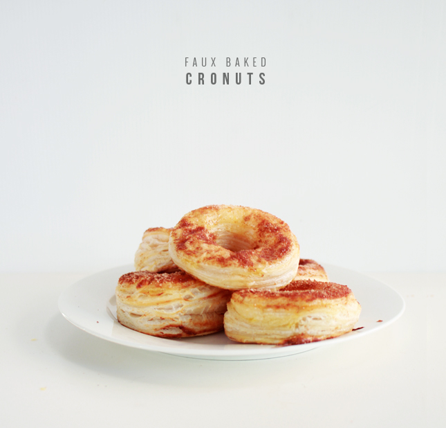 Faux Baked "Cronuts" (not actually cronuts!) | www.highwallsblog.com