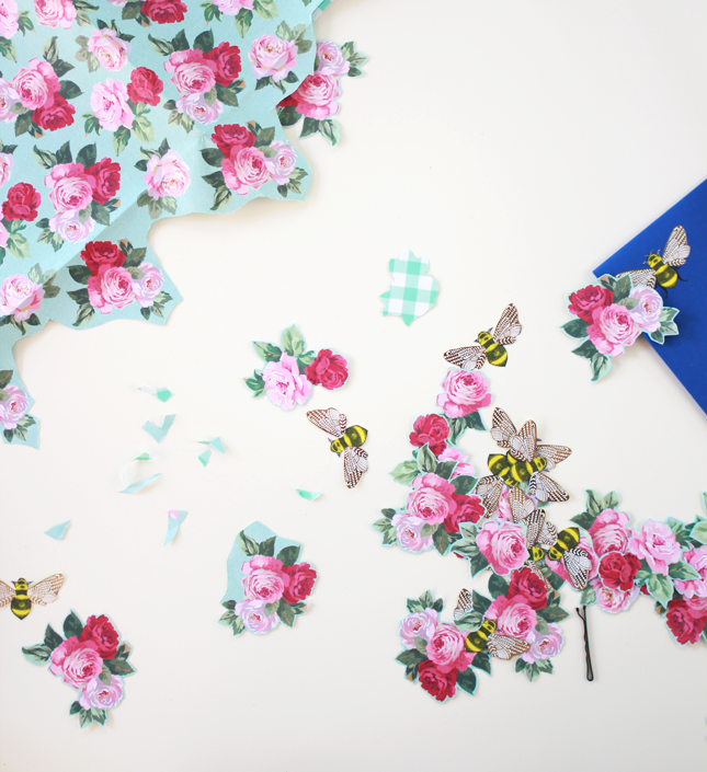 Make your own pretty garlands from patterned paper | www.highwallsblog.com