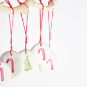 DIY | Stamped Clay Christmas Ornaments