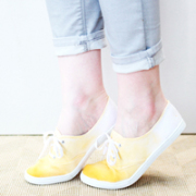 Ombre Shoes DIY over at Frankie Magazine