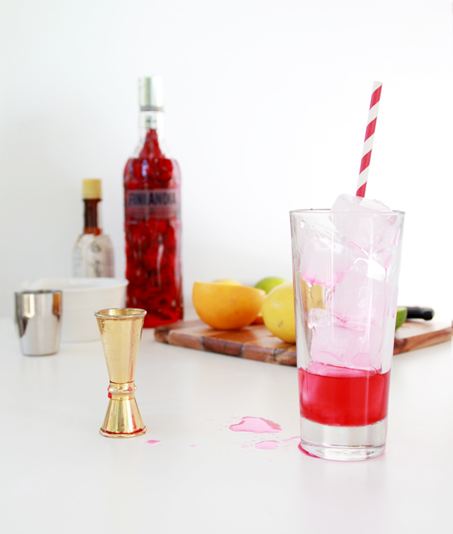 Excotic Rosella Cocktails - 3 ways! See the full recipes at www.highwallsblog.com