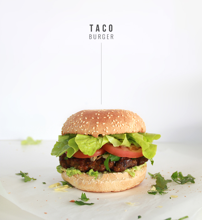Mid-week meals: easy Taco Burgers (Click for the full recipe) | www.highwallsblog.com