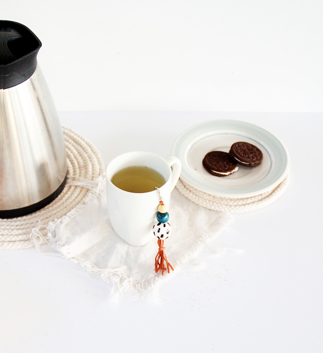Make your own pretty tea strainer with this easy DIY | www.highwallsblog.com