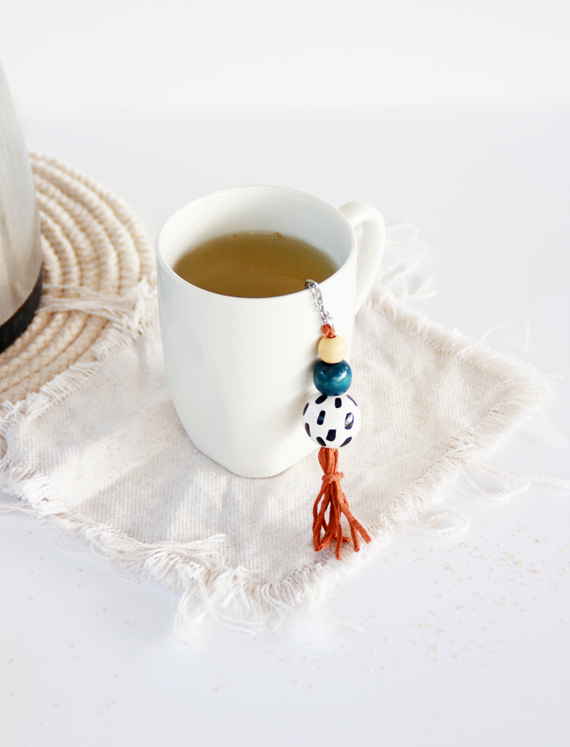 Make your own pretty tea strainer with this easy DIY | www.highwallsblog.com