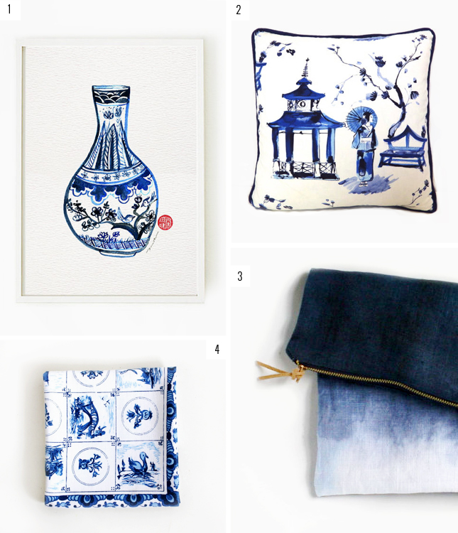 Oh Etsy: A collection of Etsy finds inspired by Blue China | www.highwallsblog.com